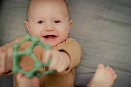 Label-Label -Szilikon labda rágóka - Zöld