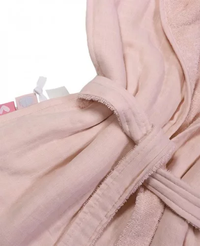 Púderrózsaszín fürdőköpeny - Label-Label