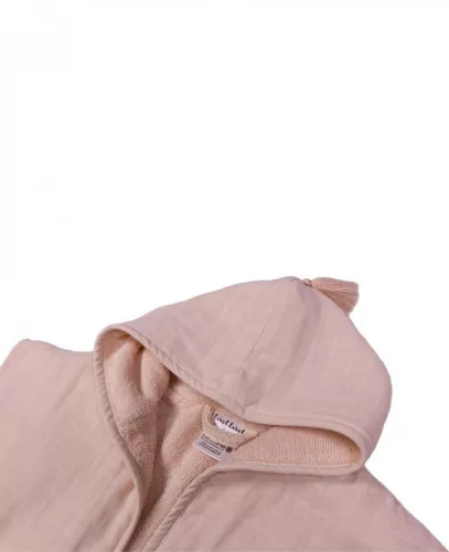Púderrózsaszín fürdőköpeny - Label-Label