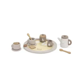   Label Label Nugát teáskészlet - Fa játék szerepjátékokhoz