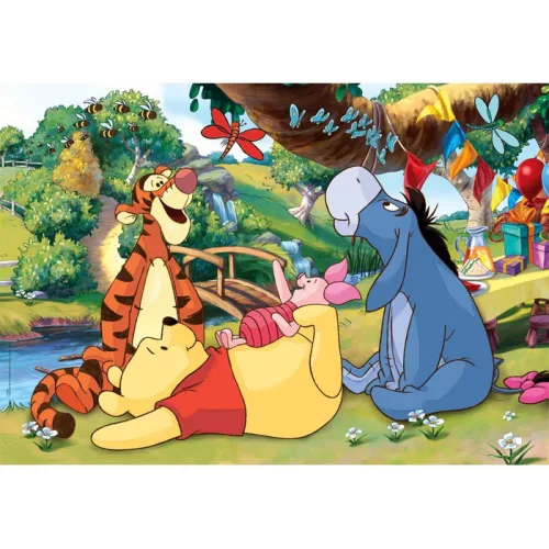 Clementoni 24247 - Super Color maxi puzzle 60db-os - Micimackó