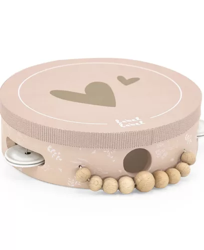 Label Label - Fa Csörgődob - Rózsaszín