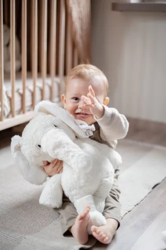 Label Label - Plüss - Elly az elefánt 34 cm - Krém színű