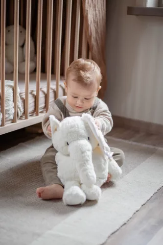 Label Label - Plüss - Elly az elefánt 34 cm - Krém színű