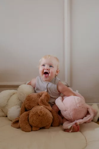 Label Label - Plüss - Rosa a nyuszi 34 cm - Rózsaszín