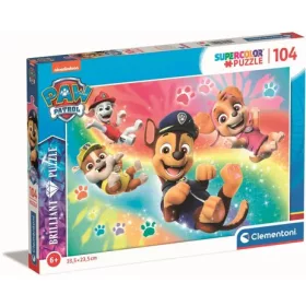 Clementoni Puzzle Brilliant 104 db-os - Mancs őrjárat