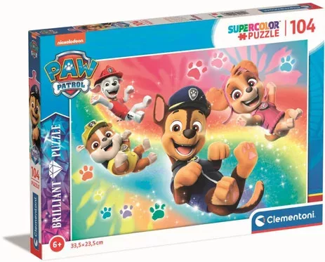Clementoni Puzzle Brilliant 104 db-os - Mancs őrjárat