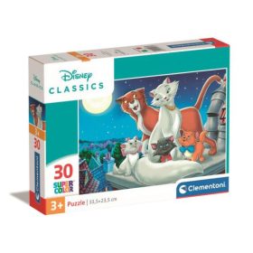   Clementoni Puzzle  30 db-os - Disney klasszikusok - Macskaarisztokraták