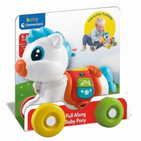 Baby Clementoni Zenélő póni húzható bébijáték 17836 Baby Clementoni Zenélő póni húzható bébijáték 17836