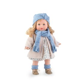   Marina&Pau baba - Tina őszi kabátkában, sállal, kék sapkával