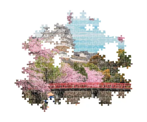 Clementoni 1000 db-os puzzle - Himedzsi várkastély tavasszal