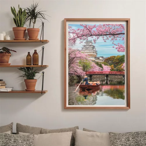 Clementoni 1000 db-os puzzle - Himedzsi várkastély tavasszal