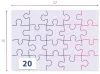 Clementoni - Puzzle 2X20 db -  Jurassic World