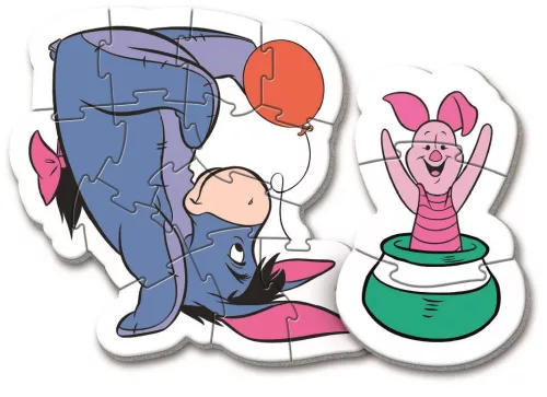 Clementoni - Első Puzzle - 3-6-9-12 db - Micimackó
