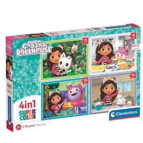   Clementoni - Gabi babaháza - 4 az 1-ben kirakó Super Color (21524)