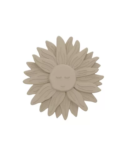 Label Label -Silicone & Wood napraforgó alakú rágóka- Nugát színű