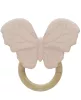 Label Label -Silicone & Wood pillangó alakú rágóka- Rózsaszín 