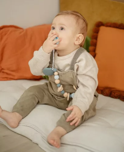 Label Label -Silicone & Wood cumilánc- kék színű