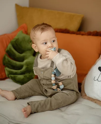 Label Label -Silicone & Wood cumilánc- kék színű