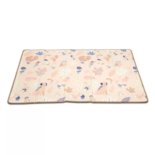 LUDI - Kétoldalú összecsukható játszó szőnyeg - állatos