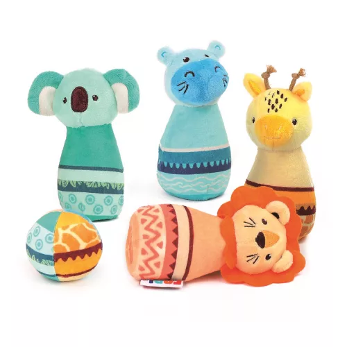 LUDI - Plüss Baby Bowling - Állatok