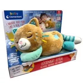 Baby Clementoni - Elalvást segítő doromboló plüss cica