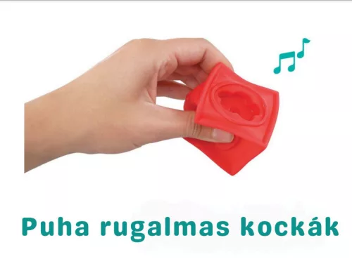 LUDI - Puha készségfejlesztő építőkockák bébiknek