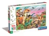 Clementoni 104 db-os SuperColor puzzle - Dínók földje