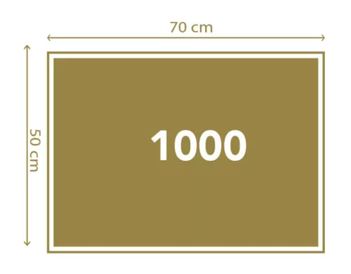 Clementoni 1000 db-os Compact puzzle - Karácsonyi séta