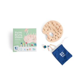 BS Toys - Festékpaletta fa memóriajáték BS Toys - Festékpaletta fa memóriajáték