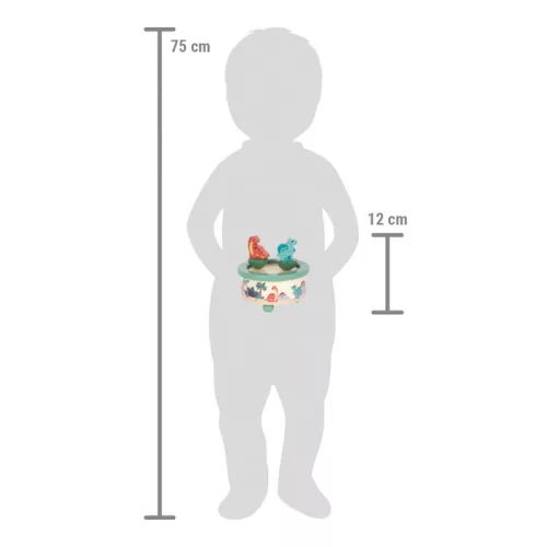 Legler Mozgó figurás zenedoboz - Dinoszauruszos