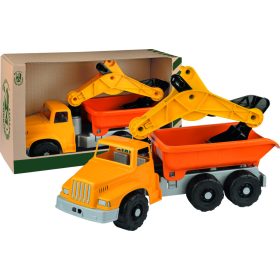 Androni Nagy teherbírású markoló utánfutóval, Giant trucks   Androni Nagy teherbírású markoló utánfutóval, Giant trucks