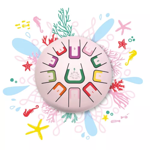 Tambú Korallzátony - gyerekhangszer, zenedob, handpan