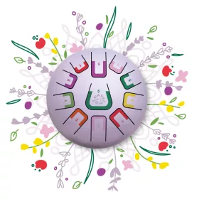 Tambú Nyári levendula - gyerekhangszer, zenedob, handpan