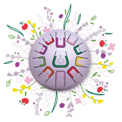 Tambú Nyári levendula - gyerekhangszer, zenedob, handpan