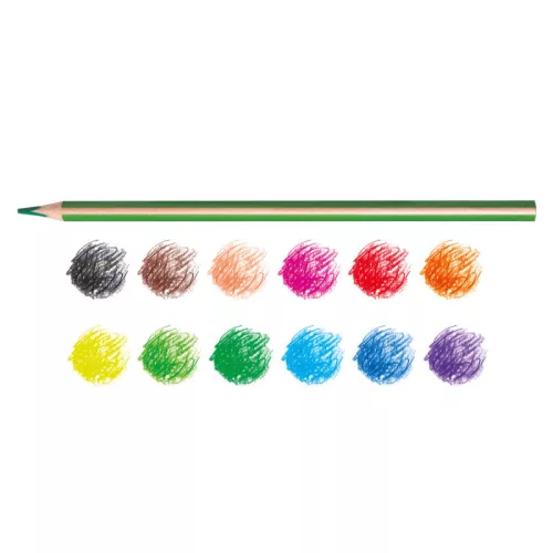 Carioca - Supercolor Maxi háromszögletű színes ceruza 12 db-os 