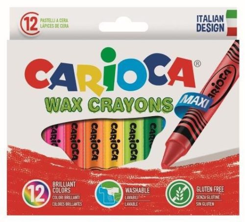 Carioca - Maxi zsírkréta készlet 12 db-os