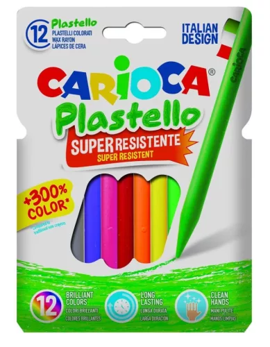 Carioca - Plastello zsírkréta 12 db-os