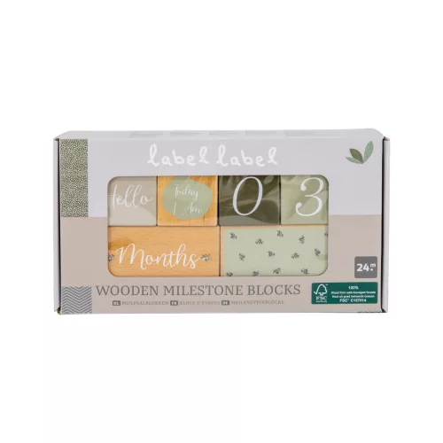 Label Label Fa mérföldkőkockák - Oliva