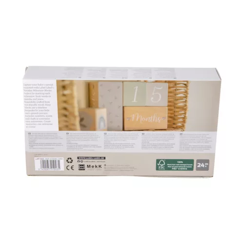 Label Label Fa mérföldkőkockák - Oliva