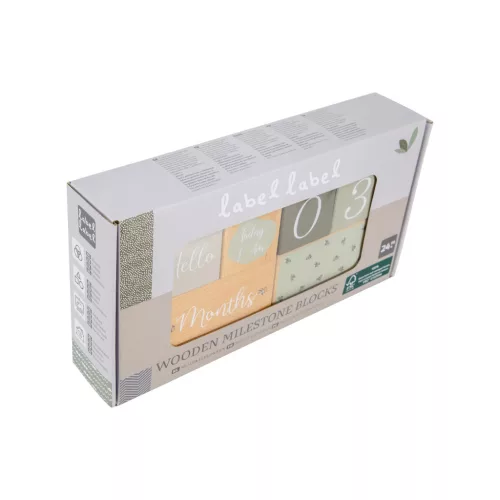 Label Label Fa mérföldkőkockák - Oliva