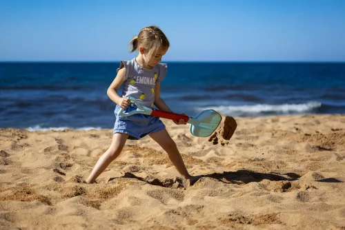 CompacToys 2az1-ben Strandjáték, lapát és háló