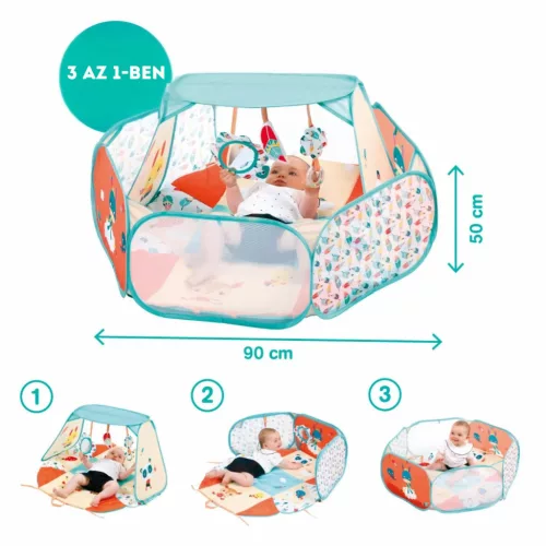 LUDI 3 az 1-ben átalakítható játszószőnyeg