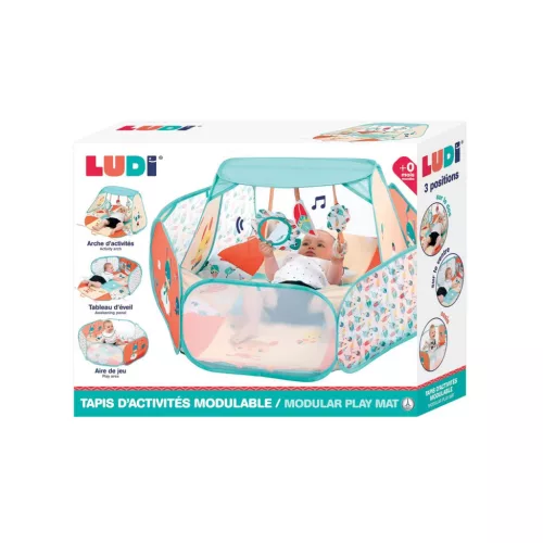 LUDI 3 az 1-ben átalakítható játszószőnyeg