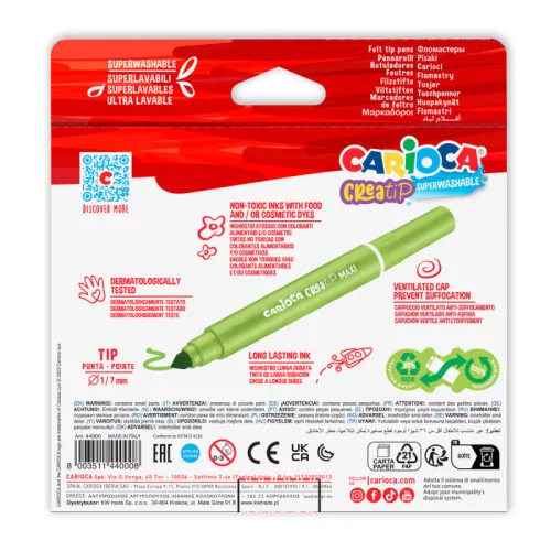 Carioca Creatip Maxi 10 db-os Filctoll Készlet