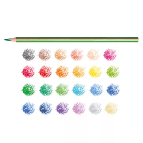 Carioca Supercolor háromszögletű színes ceruza 24 db-os