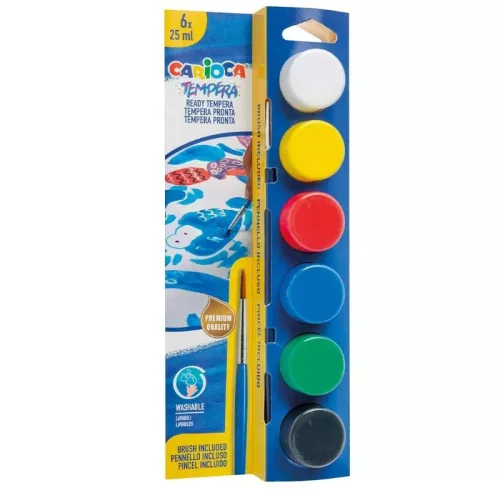 CARIOCA Tempera szett 6x25ml