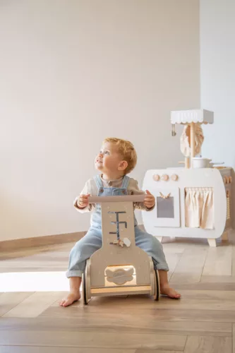 Label Label 3 az 1-ben Hintaló, Járássegítő és Kismotor - Nugát