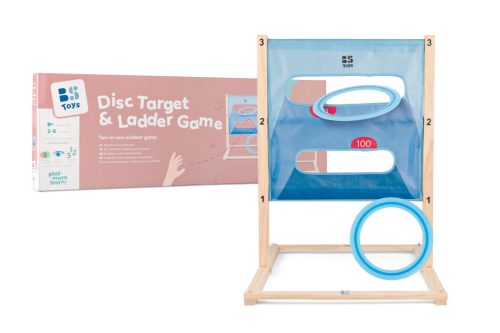 BS Toys 2 az 1-ben Létrás célbadobó és karikadobáló játék
