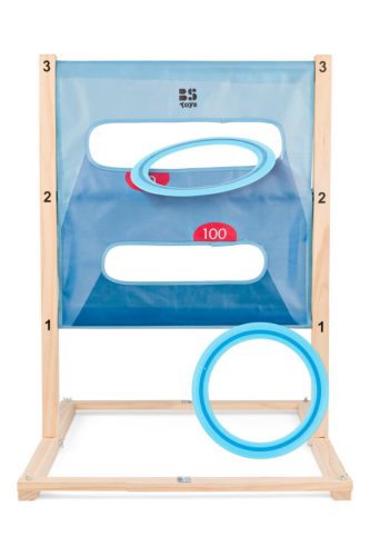 BS Toys 2 az 1-ben Létrás célbadobó és karikadobáló játék